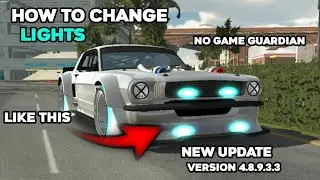 How to Change Color Strobe Lights in Car Parking Multiplayer New Update!