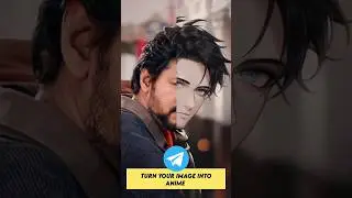Turn your photos into anime | secret telegram bot 
