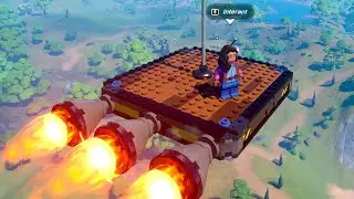 HOW to make a PLANE in LEGO Fortnite...