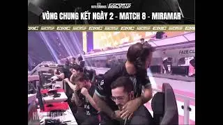 PUBG - ESPORTS WORLD CUP | VÒNG CHUNG KẾT | NGÀY 2 | MATCH 8 | MIRAMAR
