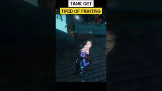 Tank get tired of fighting on Burning Bridge campaign - Left 4 Dead 2 