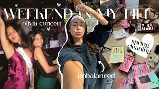 WEEKEND VLOG: *lazy* spring cleaning, GNO & feeling unbalanced AF