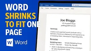 Automatically Fit Your Word Document in One Page (Microsoft Word Tutorial 2025)