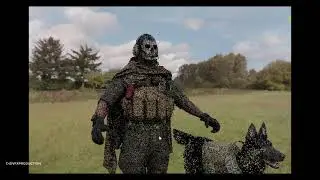 Ghost Call Of Duty COD Character Model 3d for C4D