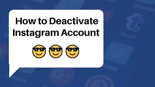 👌How to Deactivate Instagram Account {2021}|| Temporarily Disable Instagram Account👌