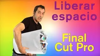 Clear space generated by Final Cut Pro