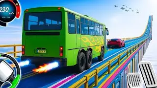 Mega Ramp Bus Jumping TracksImpossible Tracks 3D 2025- AndroidGamePlay