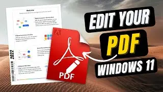 How to Edit PDF File in Windows 11 Laptop! | Make PDF Editable | How to Use PDFelement - 2022