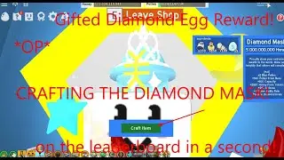 Crafting the *OP* Diamond Mask & completing the 100th Bucko Bee Quest - Roblox Bee Swarm Simulator