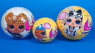 LOL Confetti Pop and Lol Sisters surprise eggs with dolls
