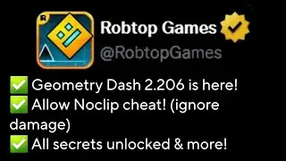 All News In Geometry Dash 2.206 Update! (Quick Explain In 1 Minute)