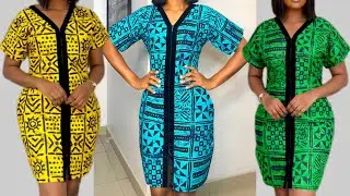 How to Cut and Sew a Shift Dress with a Stylish Bias Design.