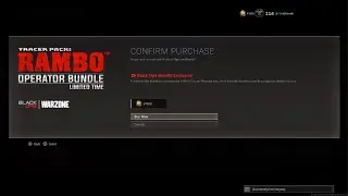 Rambo Operator Bundle - Warzone PS5