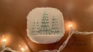 Winter wonderland cake | Tray bake cake