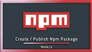 HOW TO CREATE / PUBLISH YOUR OWN NPM PACKAGE | RANDOM TUTORIAL | #3