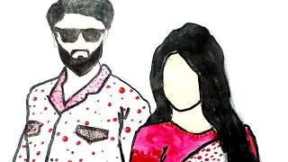 how to drawing a beautiful girl to easy way | drawing girl