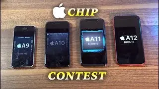 Apple A12 vs A11 vs A10 vs A9 Speed Test | Chip Contest (Ep.2)