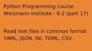 Python programming course 2024.12 part 17