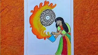 Holi Festival | Mandala Art  | Tutorial | Sumana's Artwork