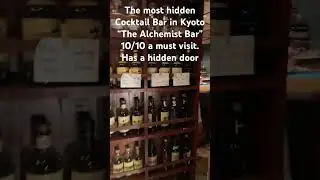 Best cocktail bar in Kyoto Japan The Alchemist Bar  🇯🇵 