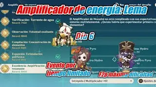 [F2P Guía]Genshin Impact eventos [ Amplificador de energía: Lema] dia 6
