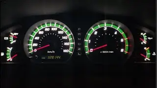 Toyota Lend Cruser 100 пересвет щитка приборов