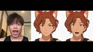 One Avatar image to sync with human facial expressions and lip sync