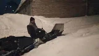 Испытание  мототолкача.