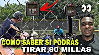 LA MEJOR FORMA DE SABER SI TU BRAZO 💪 PODRÁ TIRAR 90 MILLAS 😧🔥⚾️.