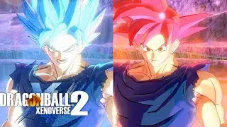 SSJB & SSJG ToP Damaged Goku (Dragon Ball FighterZ Shading) - DBXV2 MODS