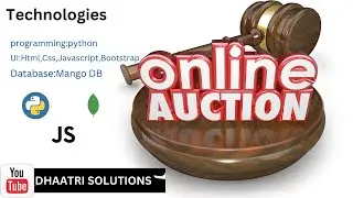 Online Auction | In English | Python Projects | English 2023