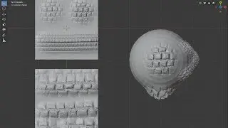 Скульптинг текстурой blender 2.8
