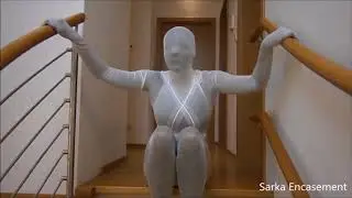 Dressed nylon pantyhose encasement