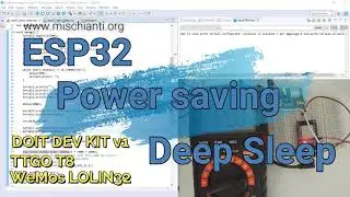 ESP32 practical power saving:  deep sleep with RTC GPIO, DEV KIT v1 vs LOLIN32 vs TTGO T8 - 6