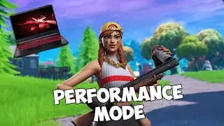 Fortnite FPS Test on Acer Nitro 5 (Performance Mode)