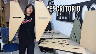 MAKING DESK WITHOUT SCREWS | LASERTREE K1 MAX 60W