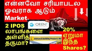 என்னவோ சரியா படலை, ஓவராக ஆடும் US market | equitas bank share | Orient tech IPO | Ideaforge share