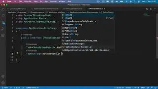 Net  Core and React API Image upload   Adding the Cloudinary interfaces