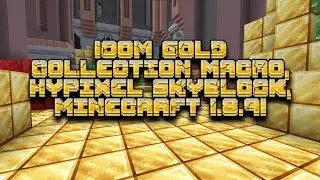 Hypixel Skyblock | Mining macro | 100m Gold Collection Macro | Legit | Mining | 2026 | MC 1.8.9