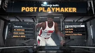 Best 2k20 Post Scorer Build! | Post Playmaker + Badges + Animations