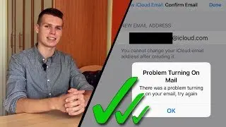 How to Fix “Problem Turning on Mail” when Creating an iCloud Email Address!