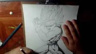 drawing teen gohan