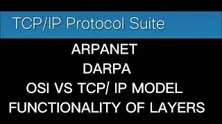 TCP/IP Protocol Suite History and How it is relevant to OSI Model Networking || CCNA 200-301