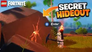 HOW TO BUILD SECRET HIDEOUTS / ROOMS - Lego Fortnite