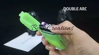 BEBO CREATIONS Dual Arc Plasma Lighter - Camping Lighter With Led Light