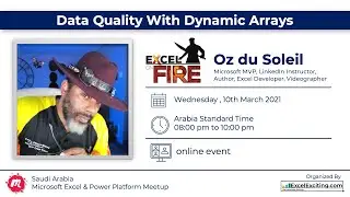 Data Quality With Dynamic Arrays with Oz du Soleil