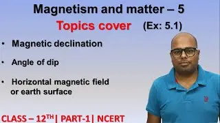 Magnetism and matter exercise solution | ncert solution class 12 physics part 1