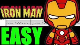 IRON MAN🎸EASY TAB🎸