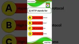 2nd puc computer science mcq questions part 37 