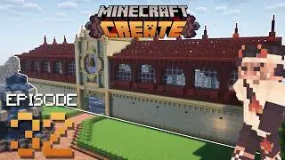 The Train Station! | Minecraft Create Mod Ep. 32